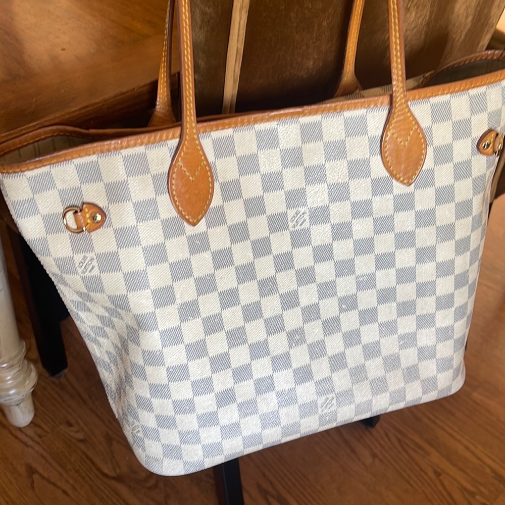 Louis Vuitton Damier Azure neverfull MM.